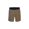 Pantalón corto elástico liso para hombre de 7"