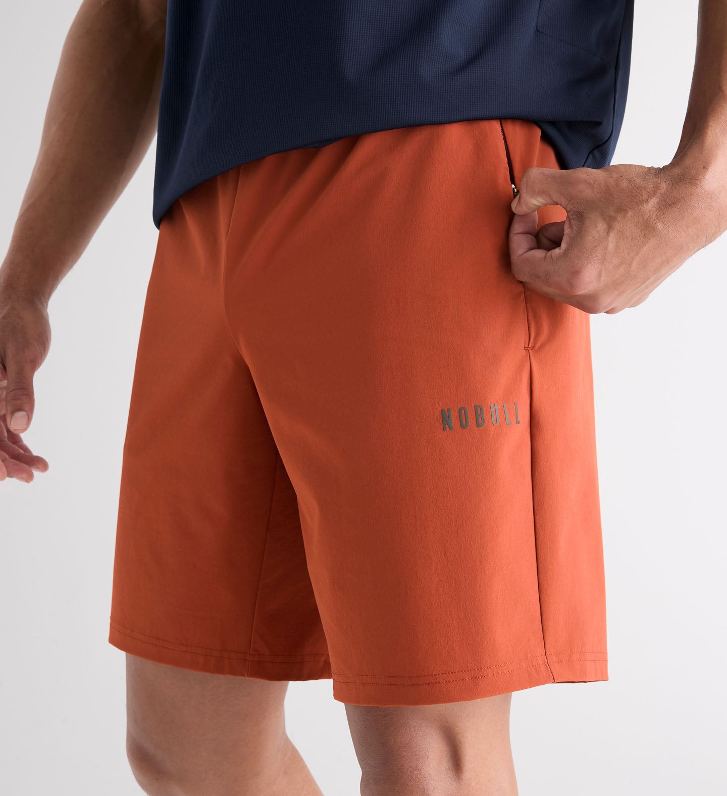 Mens burnt orange shorts deals