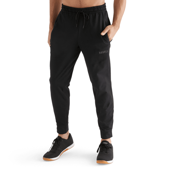 Men's Black Jogger Front Angle