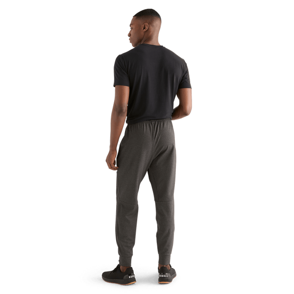 Men's Charcoal Jogger Back Full Body Angle
