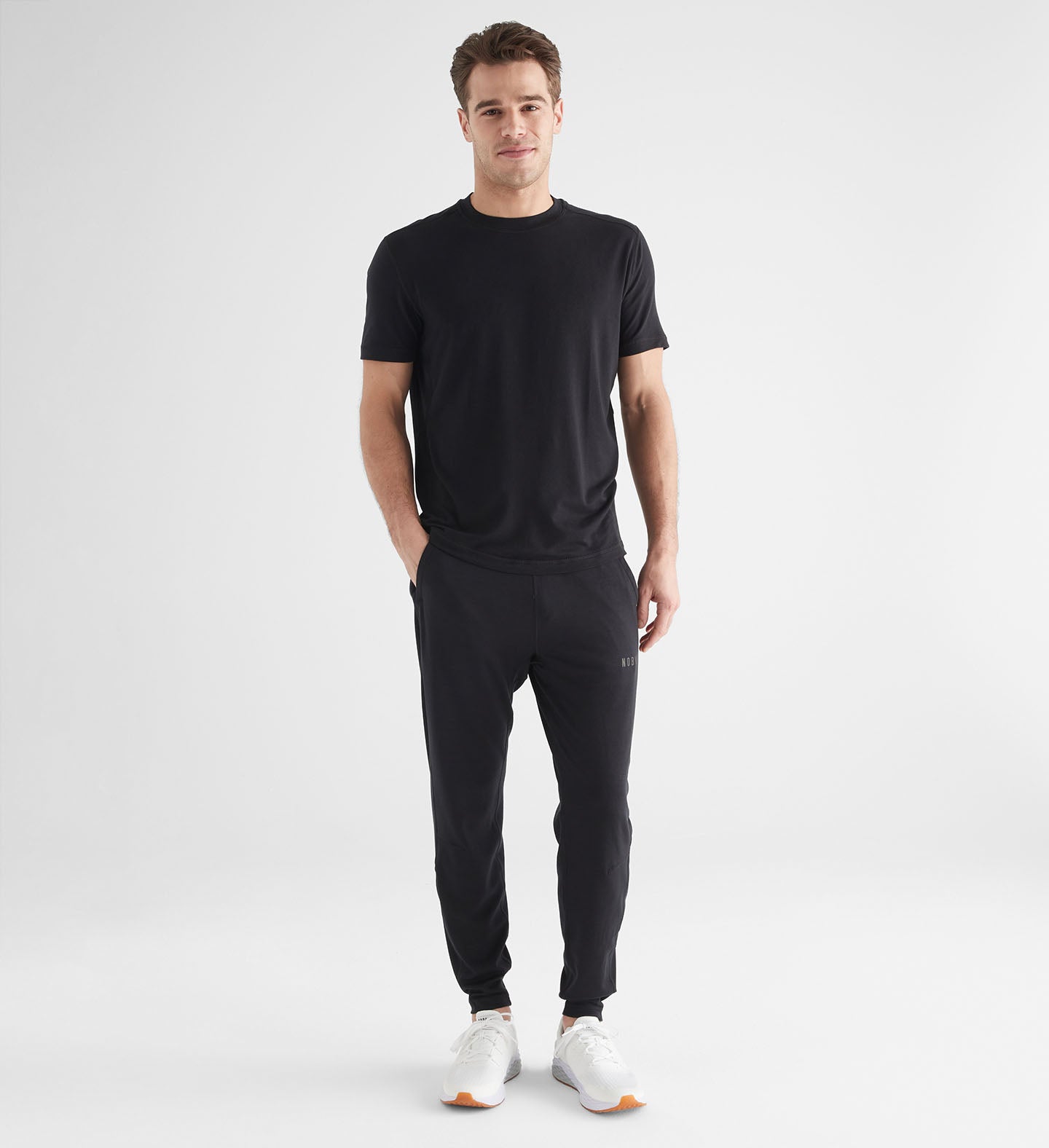 Hoyt Merino Wool Stretch Jogger - Black - wool