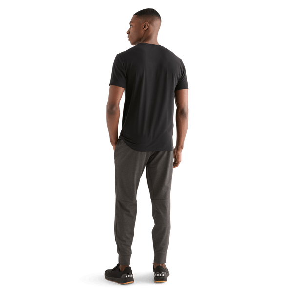 Men's Black NOBULL Tee Back Full Body Angle
