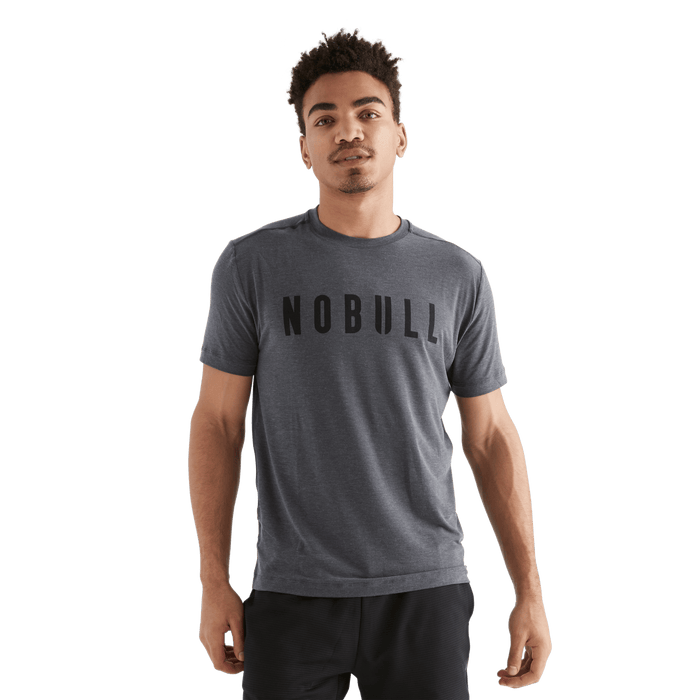 Men's Charcoal NOBULL Tee Front Angle