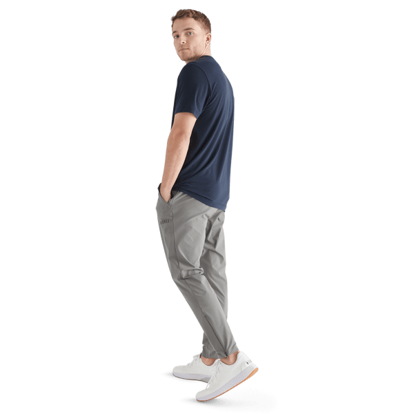 Men's Night Navy NOBULL Tee Back Full Body Angle