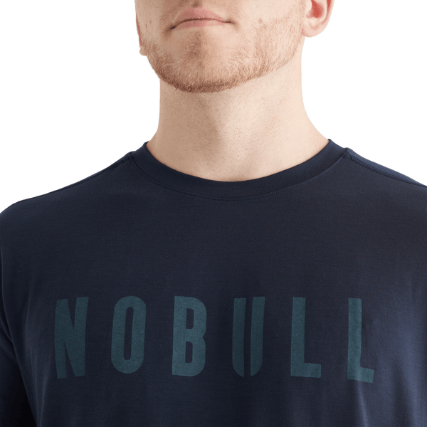 Men's Night Navy NOBULL Tee Collar Angle