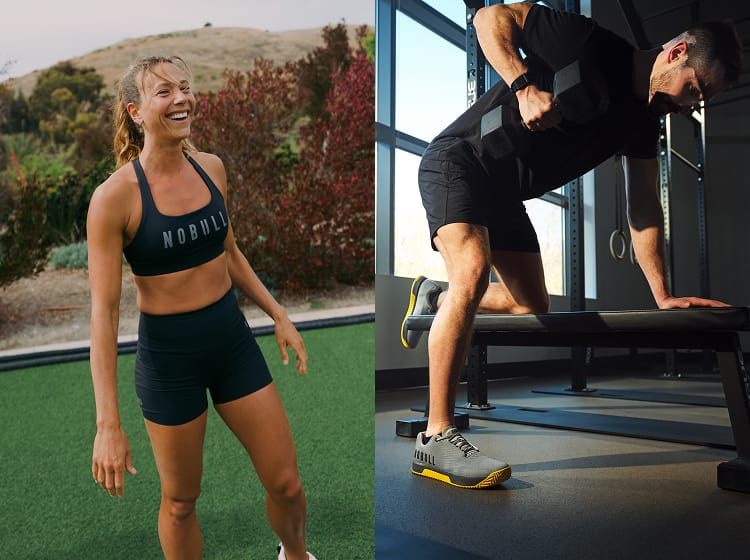 promo - man and woman working out