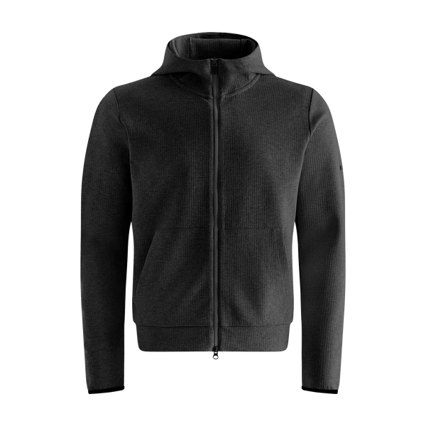 Men's Black Drive Zip-Up Silhouette Front