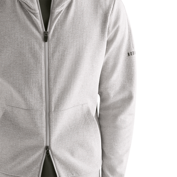 Men's Heather Grey Drive Zip-Up Zipper