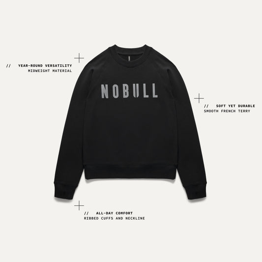NOBULL Layers Crew Sweatshirt Tech Callouts.