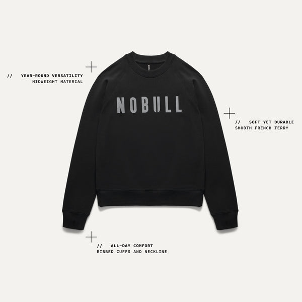 NOBULL Layers Crew Sweatshirt Tech Callouts.