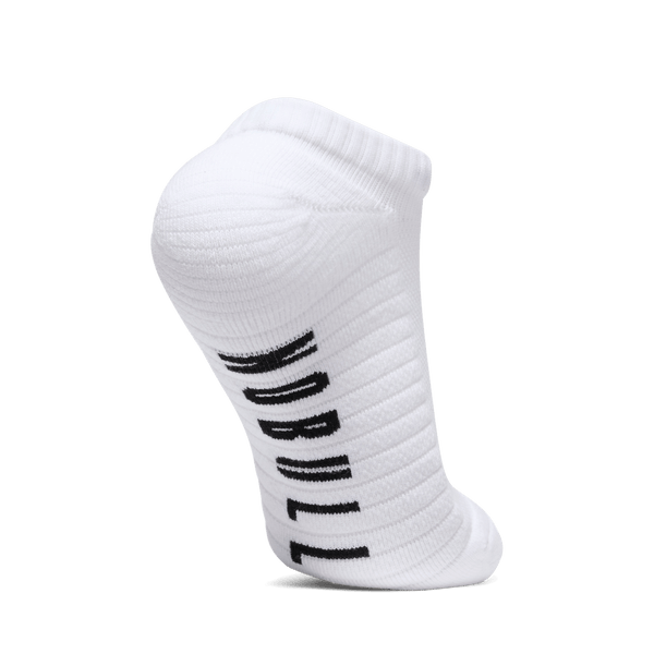 No Show White Sock Back Angle