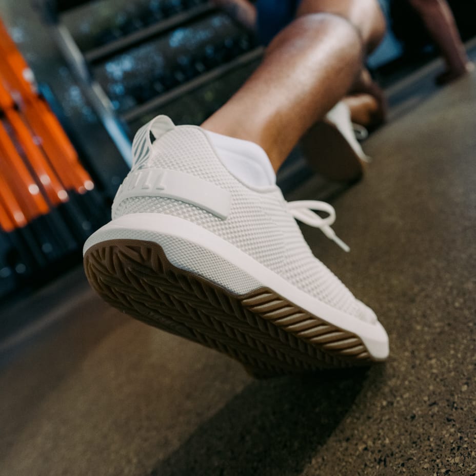 Men's Classic White Zest Outwork Flex Shoes | NOBULL
