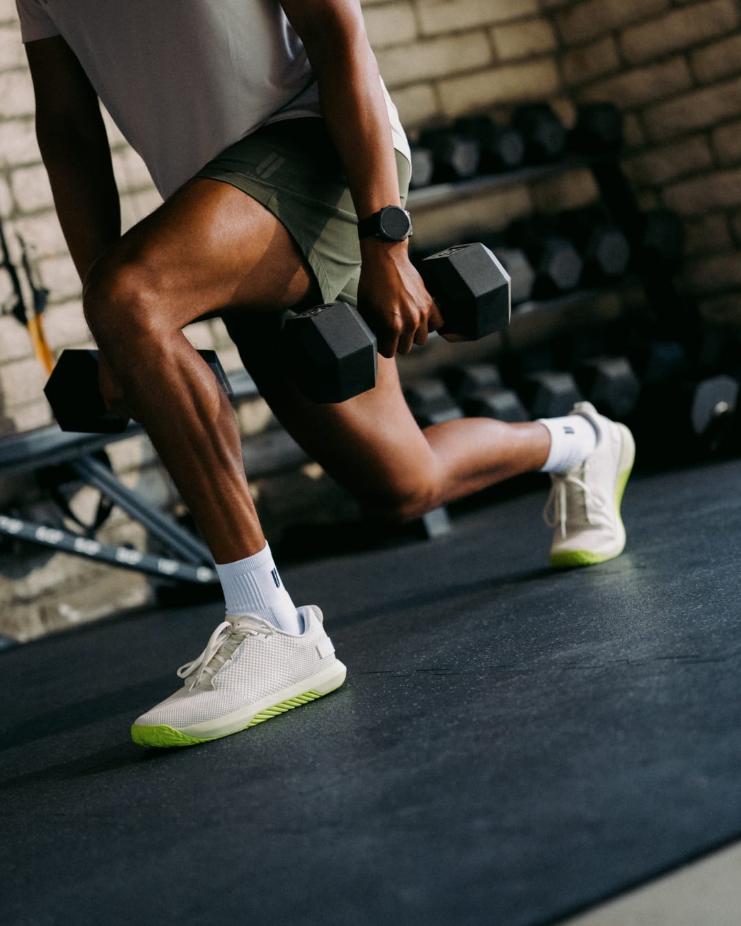 Men's Classic White Gum Outwork Flex Shoes | NOBULL