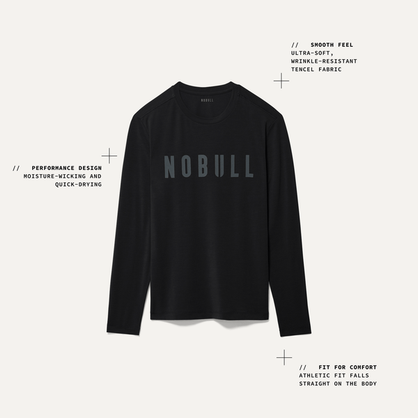 NOBULL Apparel Men's NOBULL Long Sleeve Tee