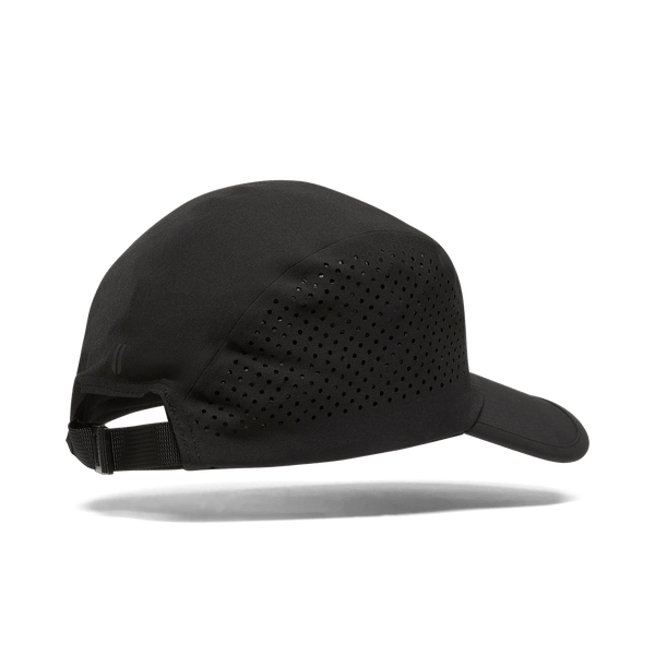Black Running Hat Back Silhouette Angle