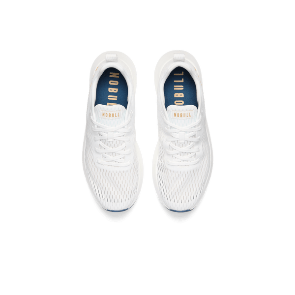 Men's Stadium White Journey Shoes Above Angle