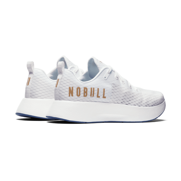 Men's Stadium White Journey Shoes Back Side Angle