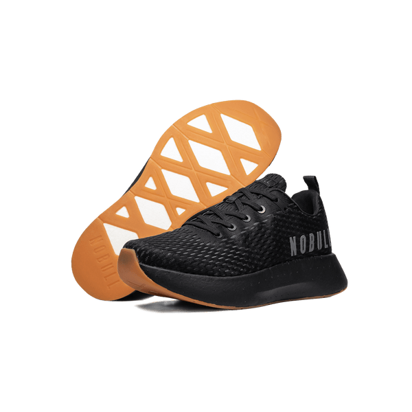 Men's Black Gum Journey Shoes Angled