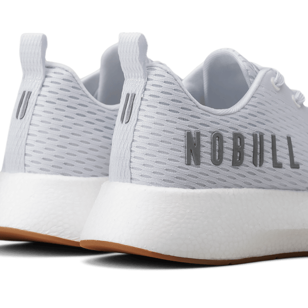 Men's White Journey Shoes NOBULL Angle