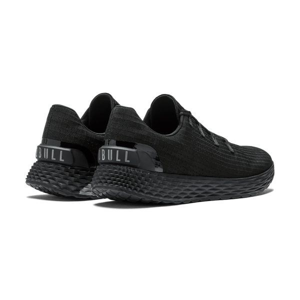 Women's Triple Black Allday Ripstop Shoes Back Side Angle