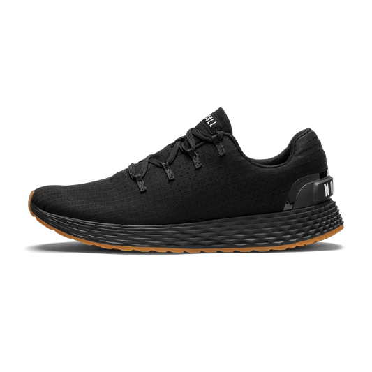 Men's Black Gum Allday Ripstop Shoes Side Angle