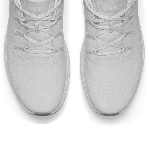 Light Grey Allday Ripstop Shoes Above Toe Box Angle