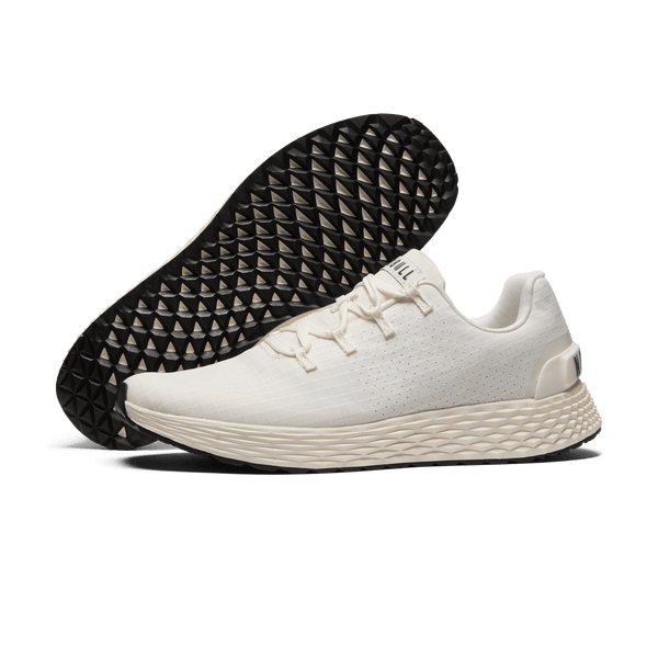 Cream Allday Ripstop Shoes Angled.