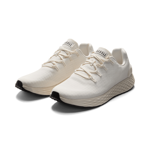 Cream Allday Ripstop Shoes Front Side.
