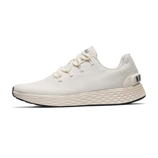 Cream Allday Ripstop Shoes Side Angle.