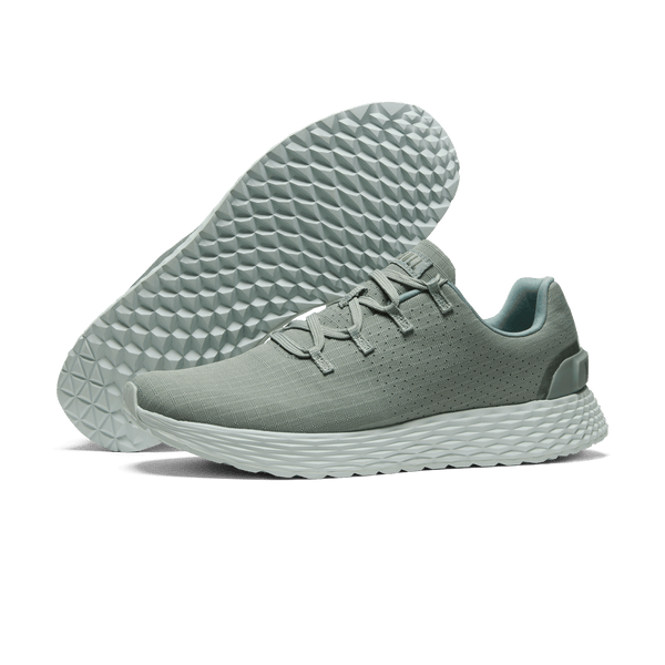 Green Fog Allday Ripstop Shoes Angled.