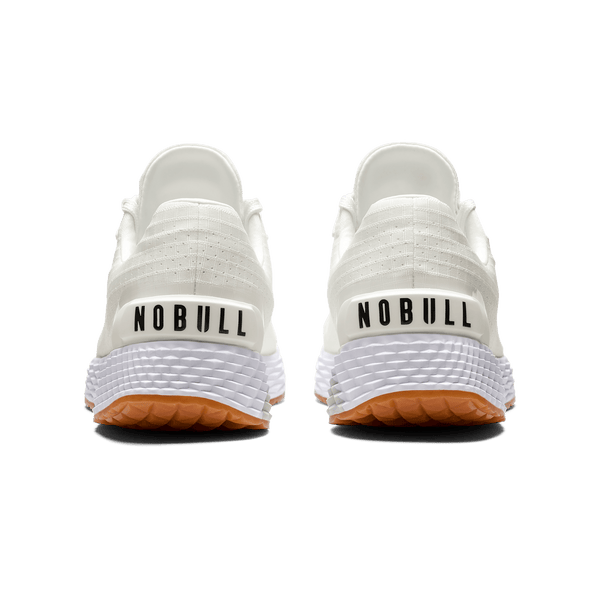 Women's White Gum Allday Ripstop Shoes Back Angle