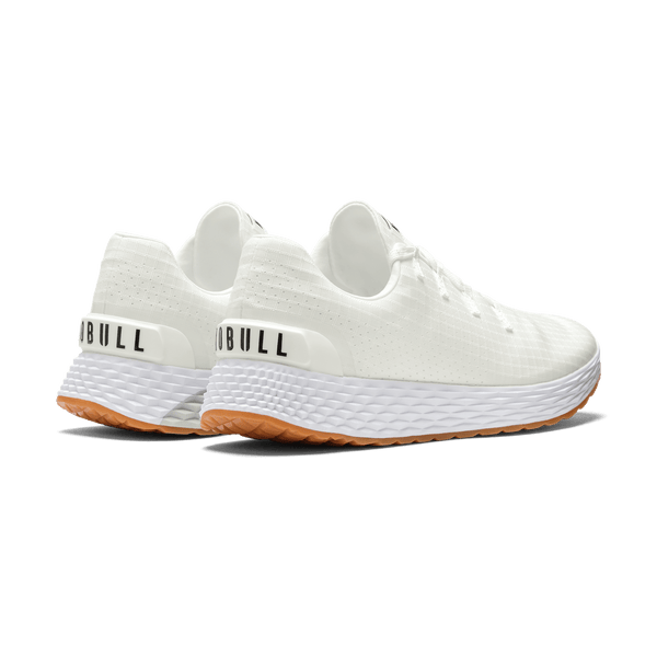 Women's White Gum Allday Ripstop Shoes Back Side Angle