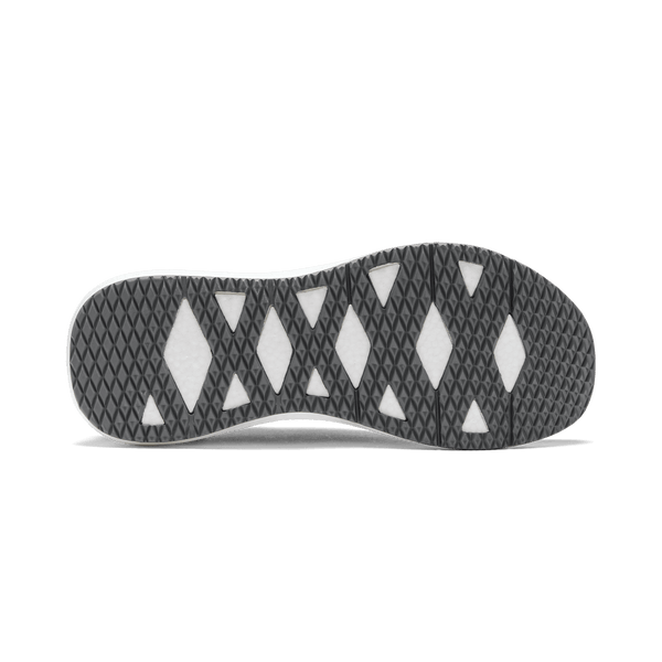Men's Black Drive Knit Shoes Bottom Angle