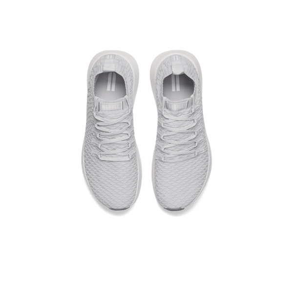 Crater Grey Drive Knit Shoes Above Angle