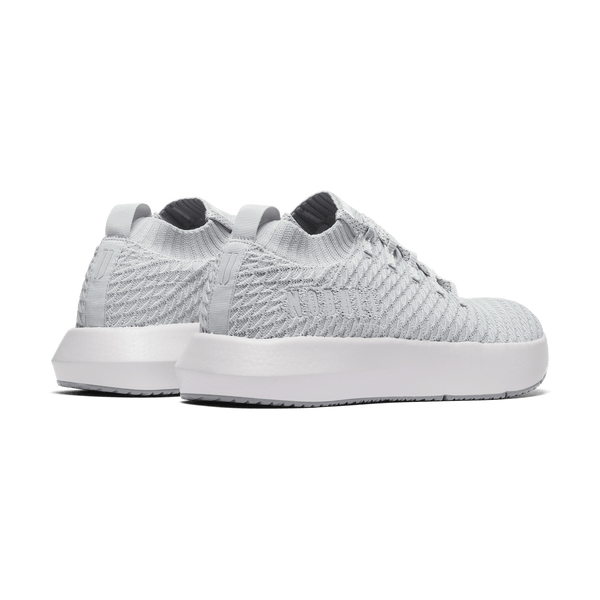 Crater Grey Drive Knit Shoes Back Side Angle