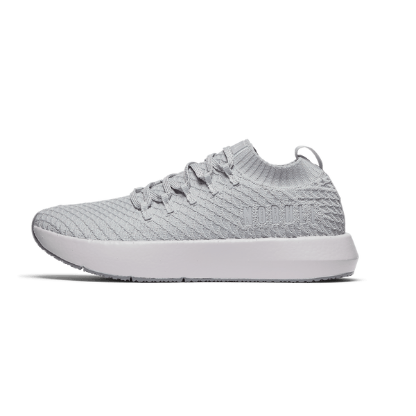 Crater Grey Drive Knit Shoes Side Angle