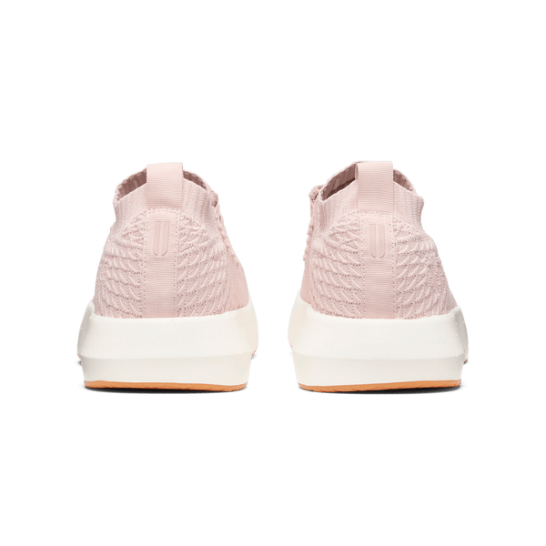 Dusty Rose Drive Knit Shoes Back Angle