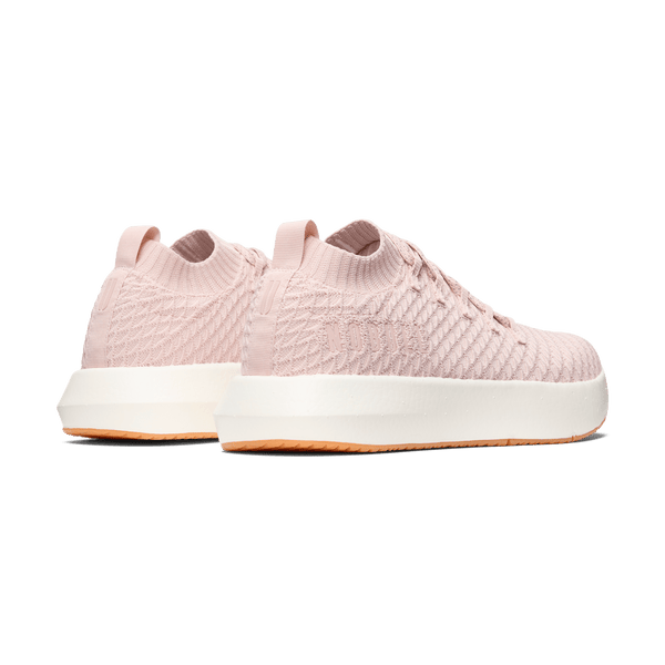 Dusty Rose Drive Knit Shoes Back Side Angle