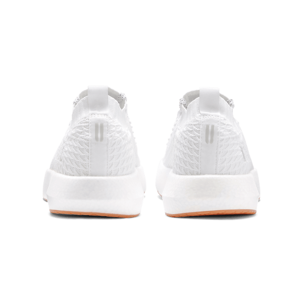 Women's White Drive Knit Back Angle