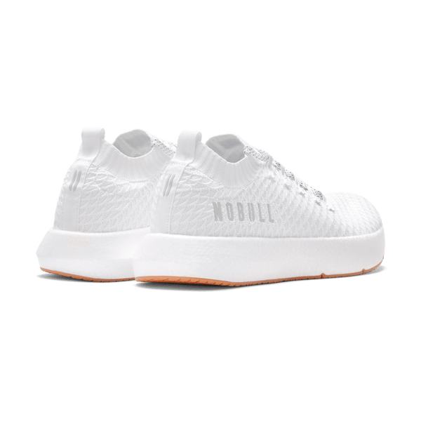 Women's White Drive Knit Back Side Angle