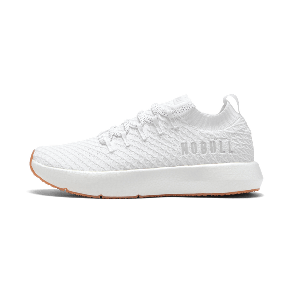 Women's White Drive Knit Side Angle