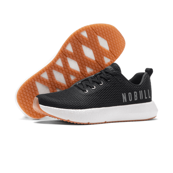 Men's Black Drive Mesh Shoes Angled