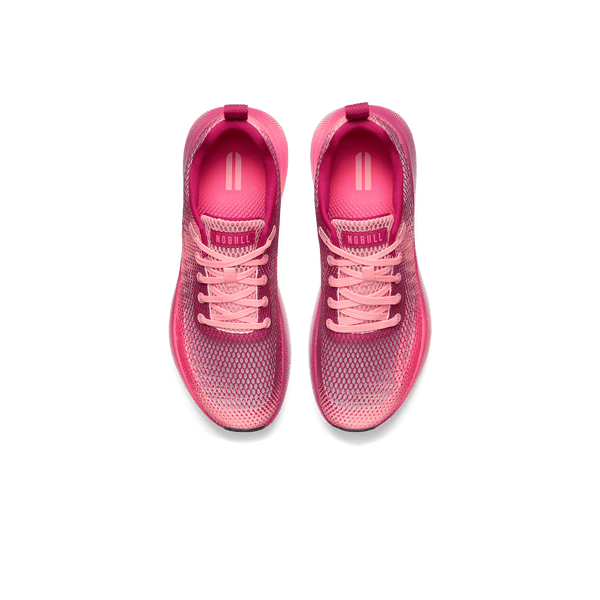 Bright Berry Energy Drive Mesh Shoe Above Angle.