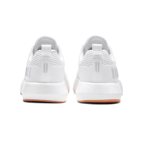 Women's White Drive Mesh Shoes Back Angle