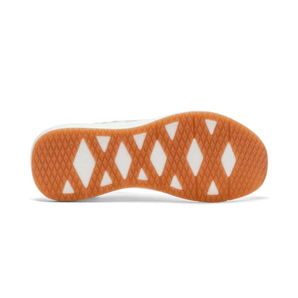 Women's White Drive Mesh Shoes Bottom Angle