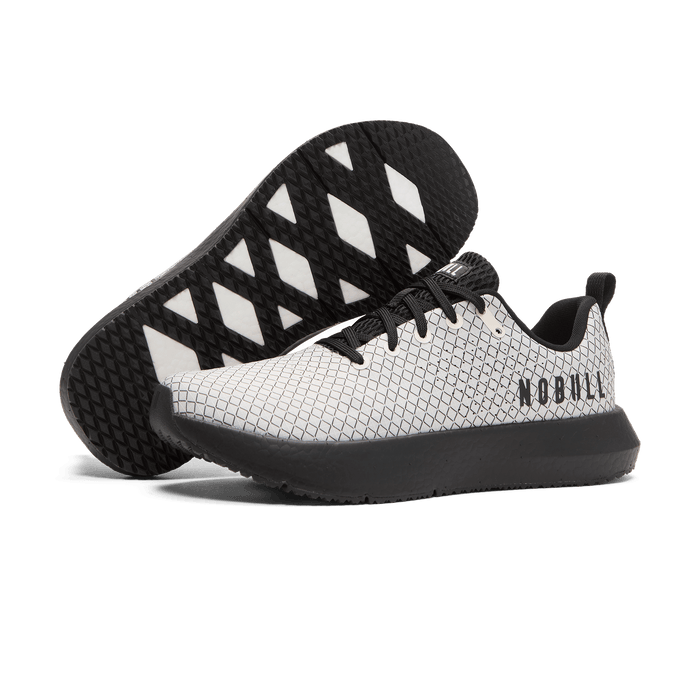 Cream Drive Ripstop Shoes Angled.