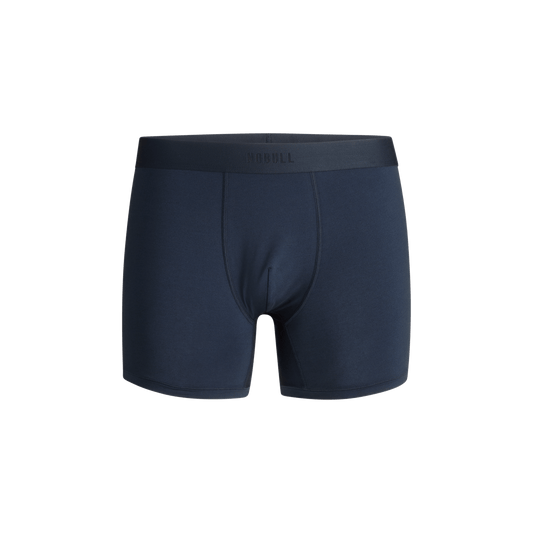 Men's Navy Allday Boxer Brief Silhouette Angle