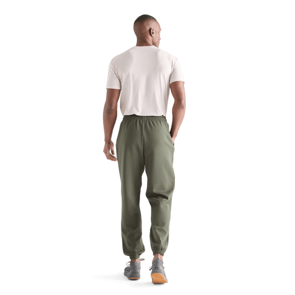 Men's Dark Army Allday Elements Sweatpant Back Full Body Angle