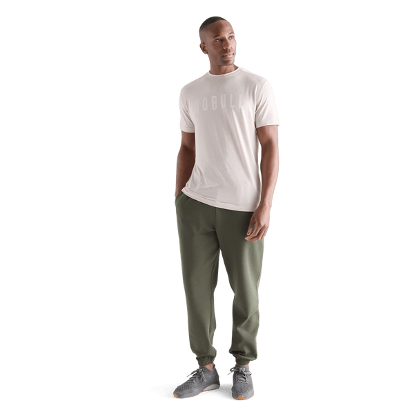 Men's Dark Army Allday Elements Sweatpant Front Full Body Angle