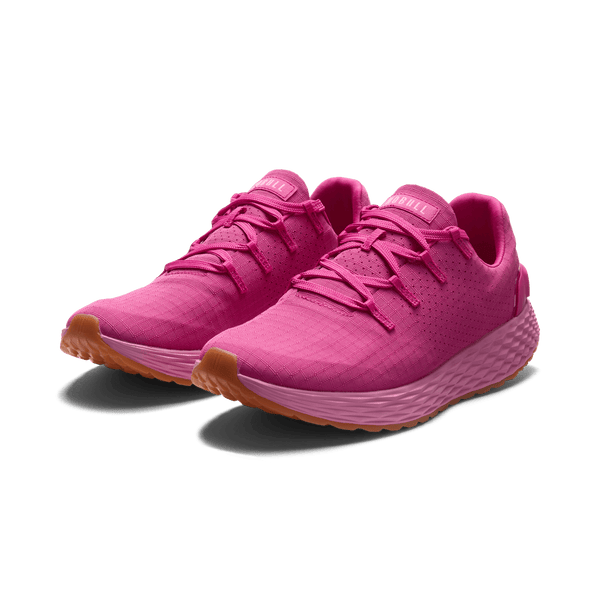 Fuchsia Allday Ripstop Shoes Front Side Angles
